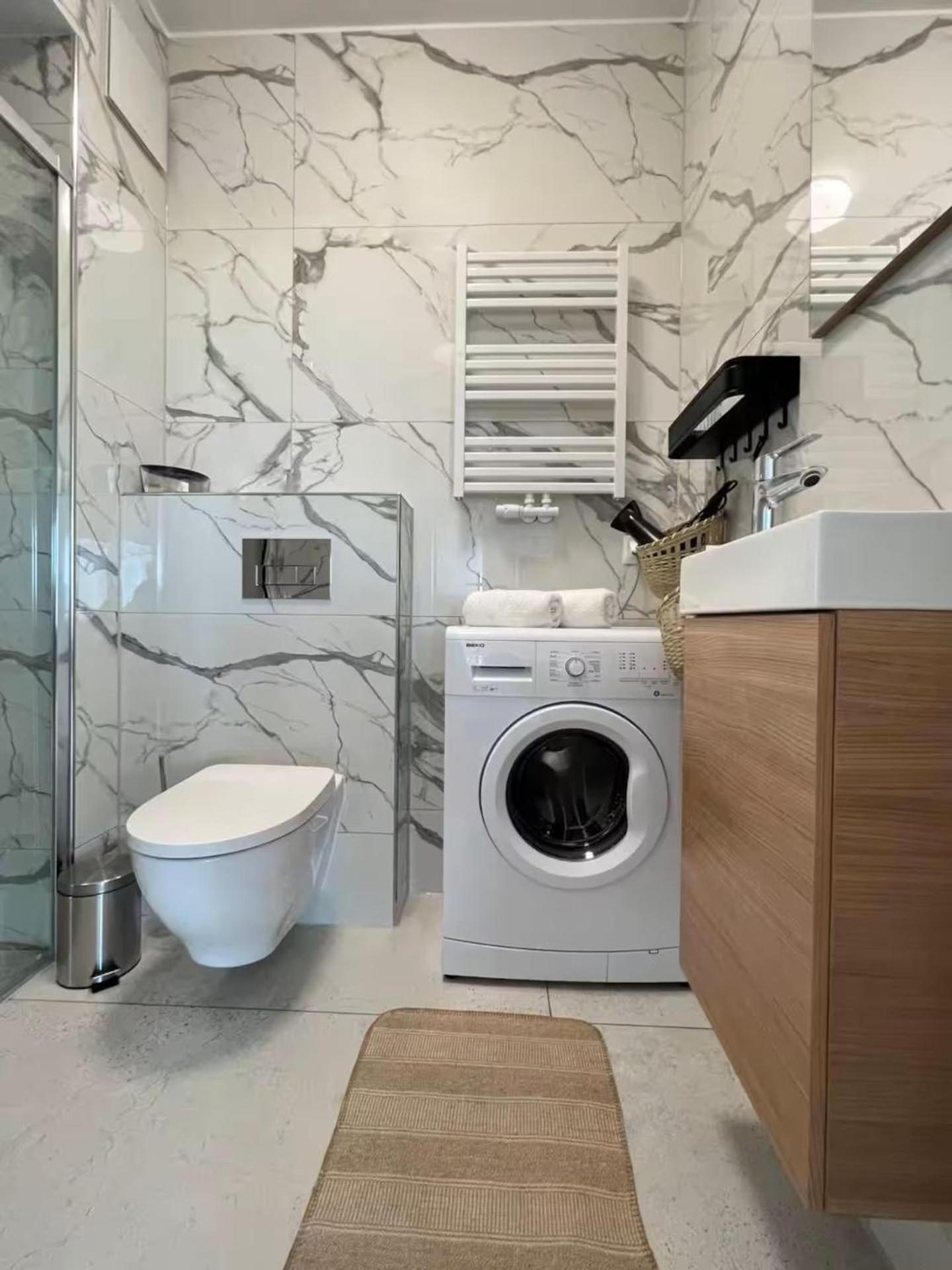 Widok - Klima - Wifi - Netflix - Sauna - Darmowy Parking - Silownia - Obok Plazy - Mieszkanie Z Widokiem Na Morze 6 Osob Apartment Danzig
